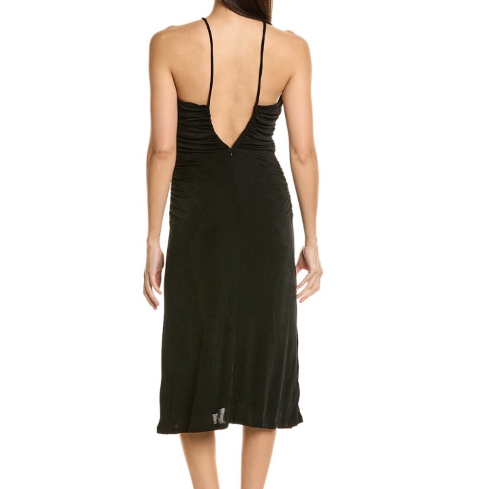 Black Halter Slip Dress for Cocktail Nights